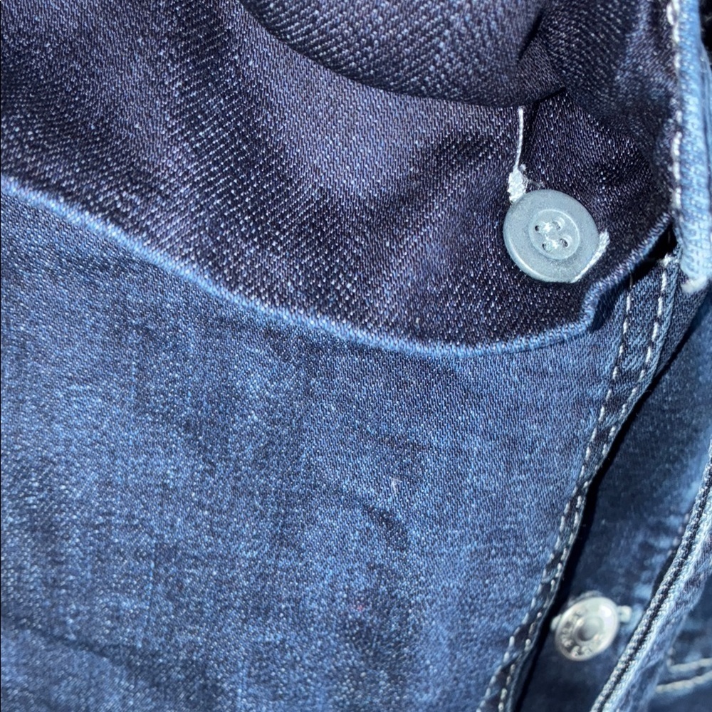 Pilcro jean jacket, Women's, XSP, blue, EUC, pockets, lined, belt, Denim. - Picture 11 of 17